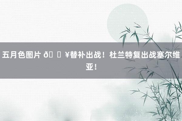 五月色图片 ?替补出战！杜兰特复出战塞尔维亚！