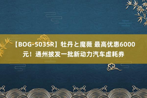【BOG-503SR】牡丹と魔薇 最高优惠6000元！通州披发一批新动力汽车虚耗券