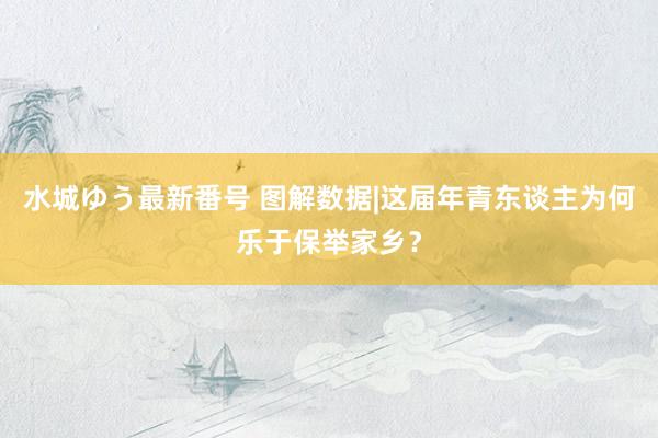 水城ゆう最新番号 图解数据|这届年青东谈主为何乐于保举家乡？