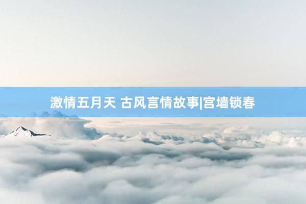 激情五月天 古风言情故事|宫墙锁春