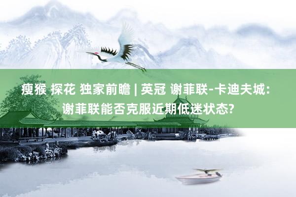 瘦猴 探花 独家前瞻 | 英冠 谢菲联-卡迪夫城: 谢菲联能否克服近期低迷状态?